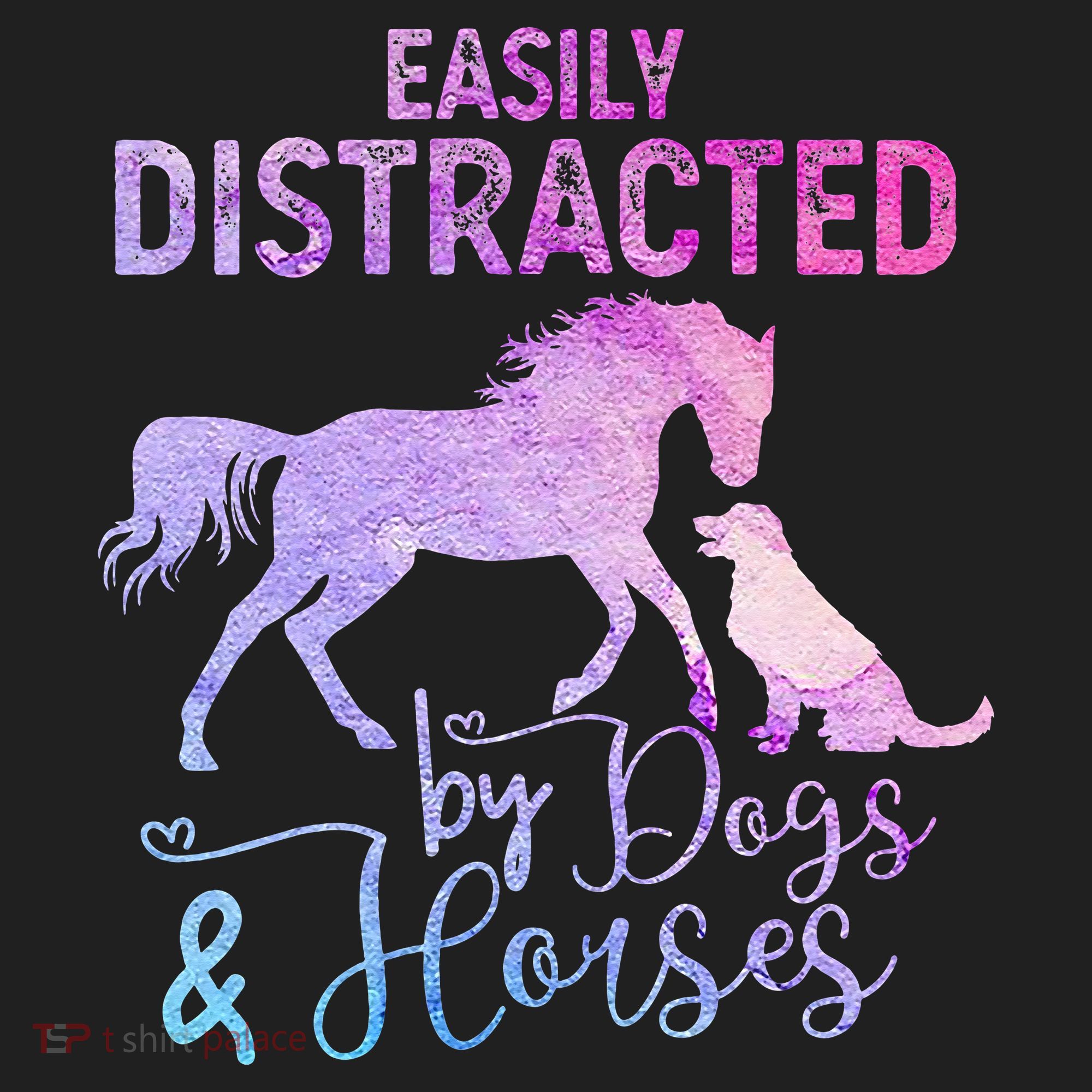 Funny Horse  Easily Distracted Tumbler