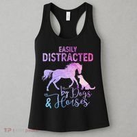 Funny Horse  Easily Distracted Women's Tank Top thumb 3