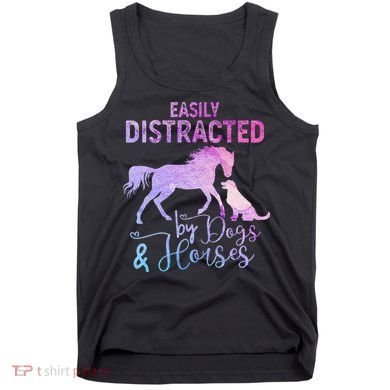 Funny Horse  Easily Distracted Tank Top