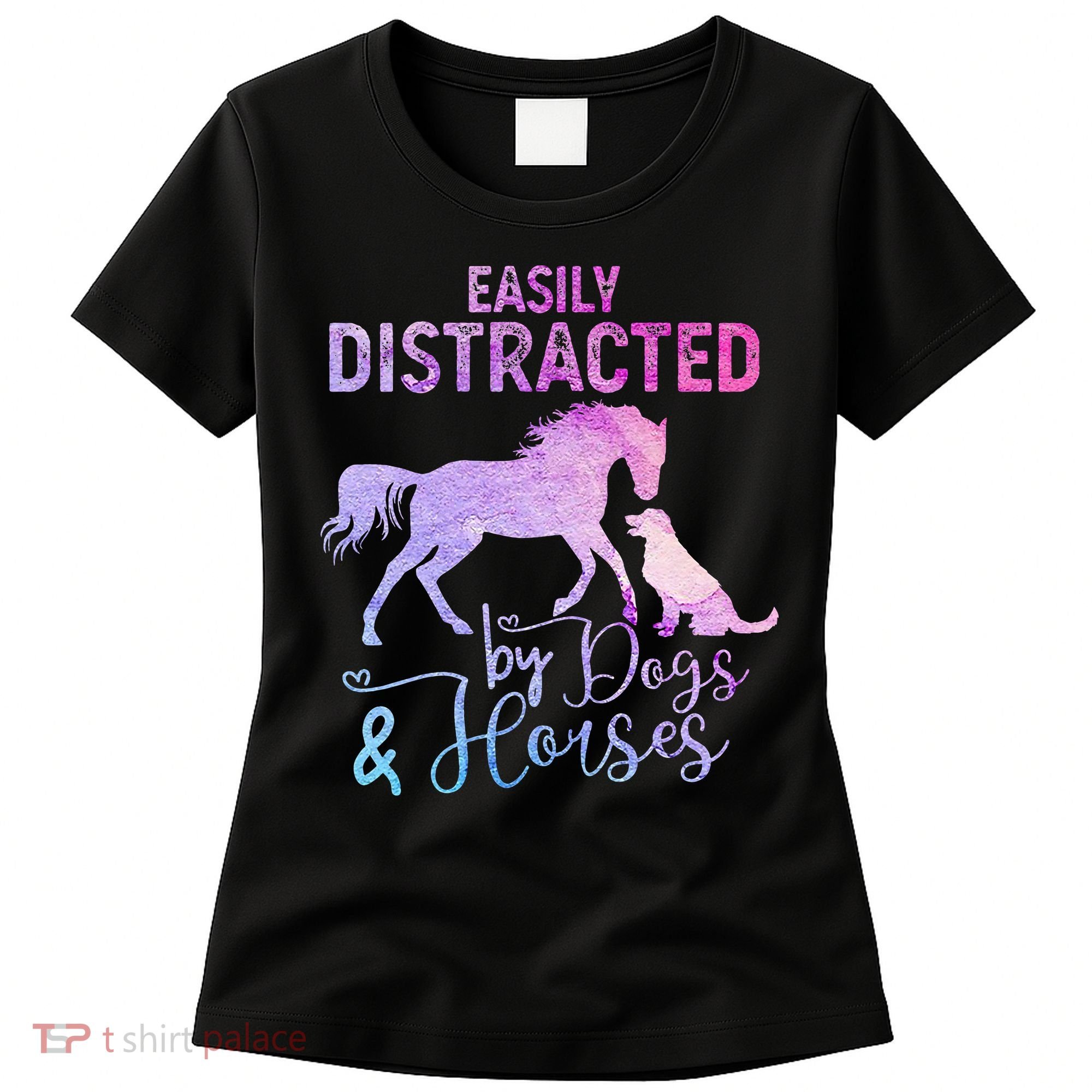 Funny Horse  Easily Distracted Women's T-Shirt