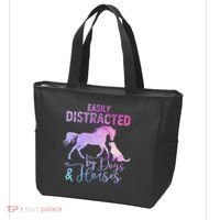 Funny Horse  Easily Distracted Tote Bag thumb 3