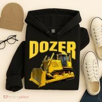 Fun Heavy Equipment Bulldozer For 'S And Adults Hoodie thumb 4
