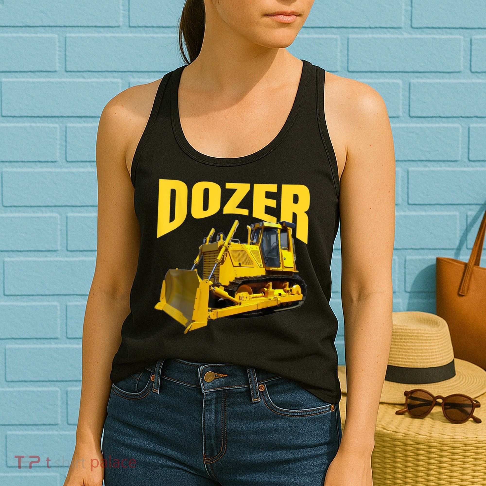 Fun Heavy Equipment Bulldozer For 'S And Adults Women's Tank Top