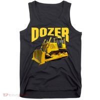 Fun Heavy Equipment Bulldozer For 'S And Adults Tank Top thumb 0