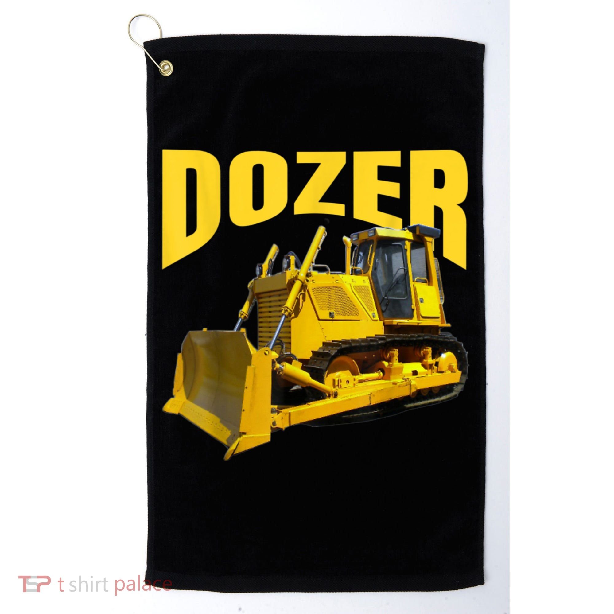 Fun Heavy Equipment Bulldozer For 'S And Adults Golf Towel