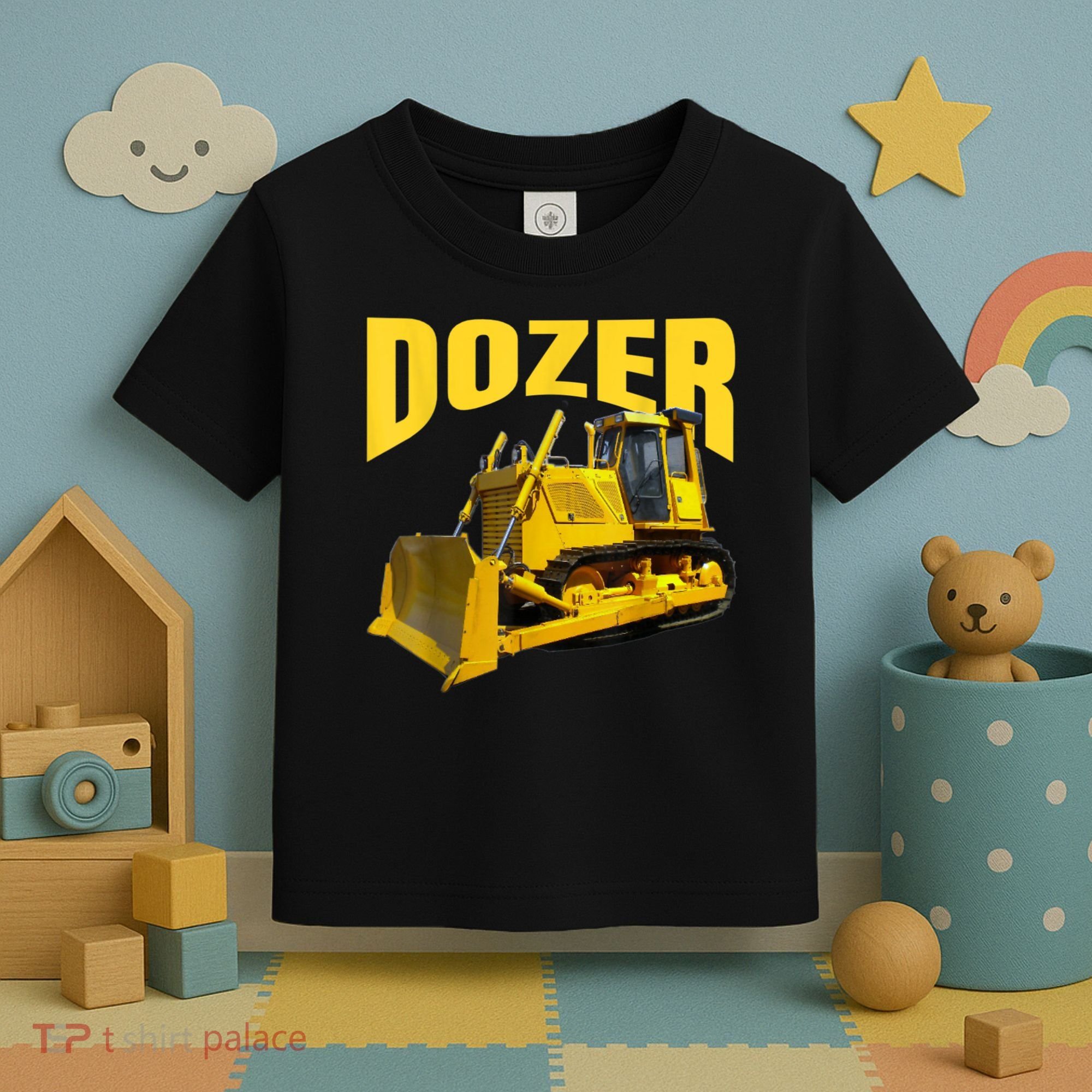 Fun Heavy Equipment Bulldozer For 'S And Adults Toddler T-Shirt