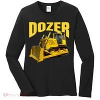 Fun Heavy Equipment Bulldozer For 'S And Adults Women's Long Sleeve Shirt thumb 0