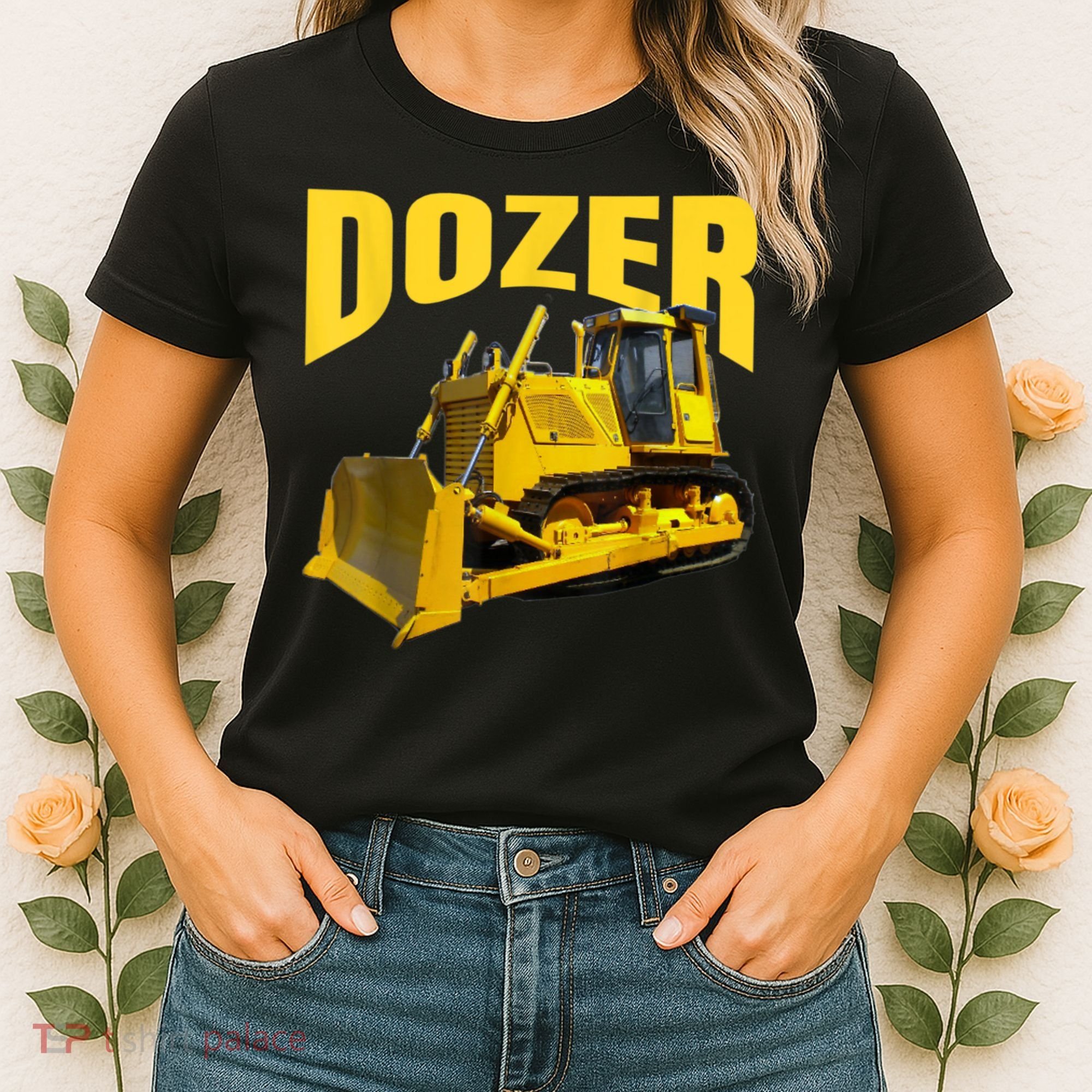 Fun Heavy Equipment Bulldozer For 'S And Adults Women's T-Shirt