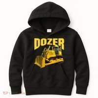 Fun Heavy Equipment Bulldozer For 'S And Adults Kids Hoodie thumb 0