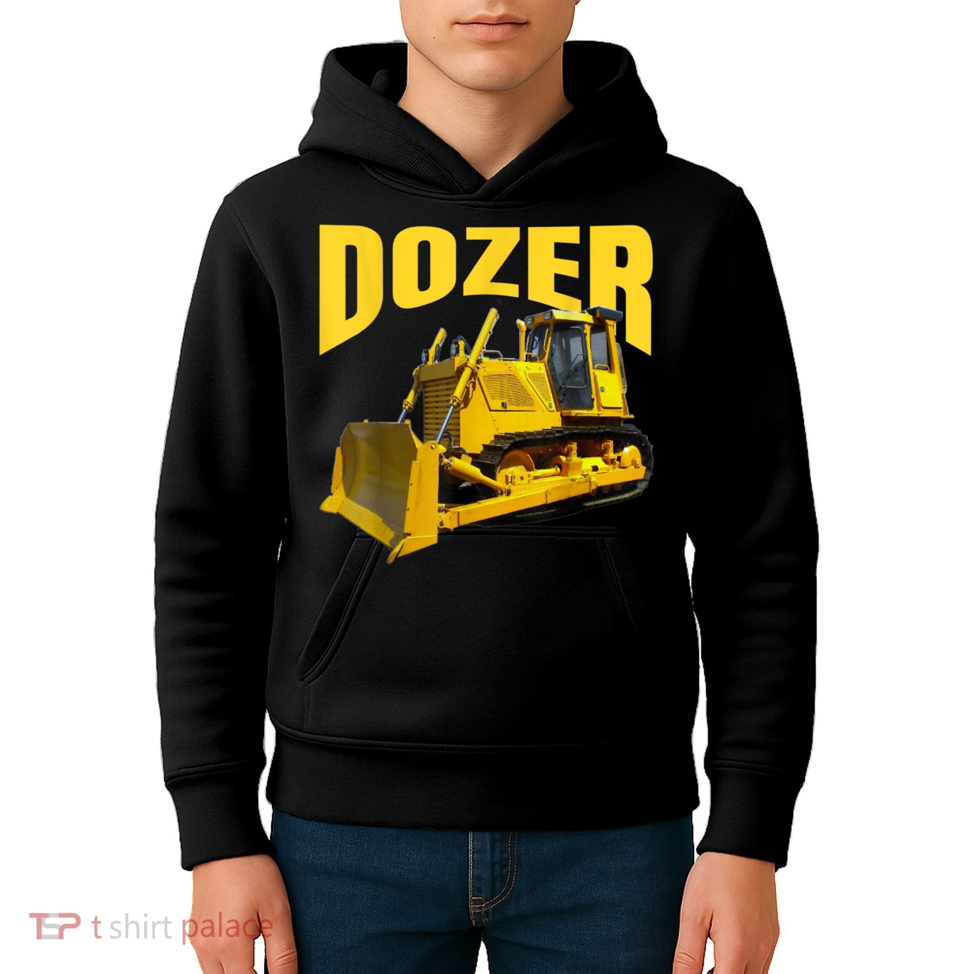 Fun Heavy Equipment Bulldozer For 'S And Adults Kids Hoodie