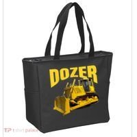 Fun Heavy Equipment Bulldozer For 'S And Adults Tote Bag thumb 2