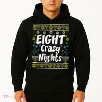 Funny Hanukkah Eight Crazy Nights Jewish Hoodie thumb 2