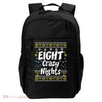 Funny Hanukkah Eight Crazy Nights Jewish Backpack thumb 0