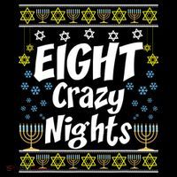 Funny Hanukkah Eight Crazy Nights Jewish Coffee Mug thumb 5