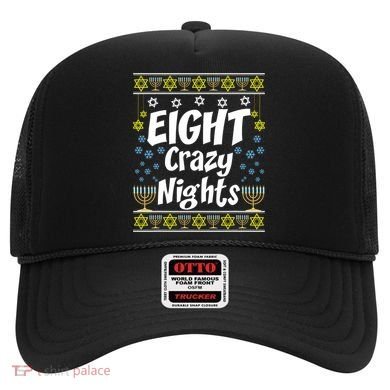 Funny Hanukkah Eight Crazy Nights Jewish Hat
