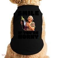 Funny Horny Eggplant Old Lady Inappropriate Embarrassing Doggie Tank thumb 0