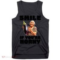 Funny Horny Eggplant Old Lady Inappropriate Embarrassing Tank Top thumb 0