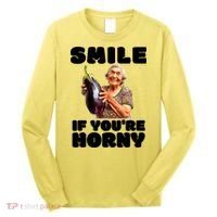 Funny Horny Eggplant Old Lady Inappropriate Embarrassing Long Sleeve Shirt thumb 0