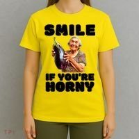 Funny Horny Eggplant Old Lady Inappropriate Embarrassing T-Shirt thumb 4