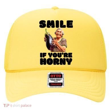 Funny Horny Eggplant Old Lady Inappropriate Embarrassing Hat