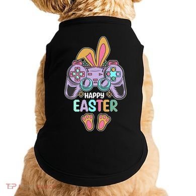 Funny Happy Easter Gamer Bunny Rabbit Controller Doggie Tank