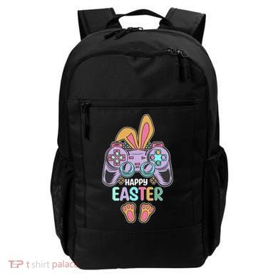 Funny Happy Easter Gamer Bunny Rabbit Controller Backpack
