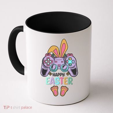 Funny Happy Easter Gamer Bunny Rabbit Controller Coffee Mug