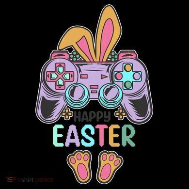 Funny Happy Easter Gamer Bunny Rabbit Controller 16oz Travel Tumbler