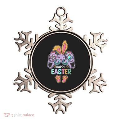 Funny Happy Easter Gamer Bunny Rabbit Controller Ornament