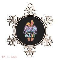 Funny Happy Easter Gamer Bunny Rabbit Controller Ornament thumb 0