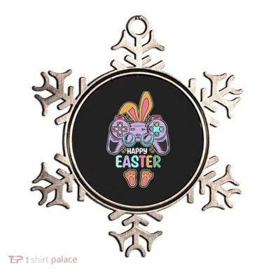 Funny Happy Easter Gamer Bunny Rabbit Controller Ornament