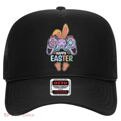 Funny Happy Easter Gamer Bunny Rabbit Controller Hat