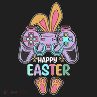 Funny Happy Easter Gamer Bunny Rabbit Controller Hat thumb 2