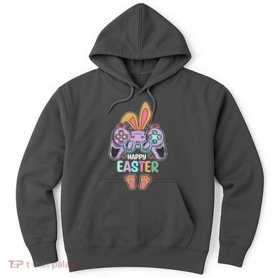 Funny Happy Easter Gamer Bunny Rabbit Controller Hoodie