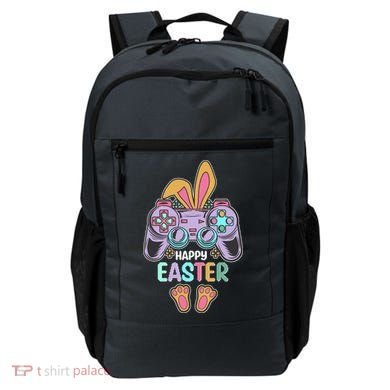 Funny Happy Easter Gamer Bunny Rabbit Controller Backpack