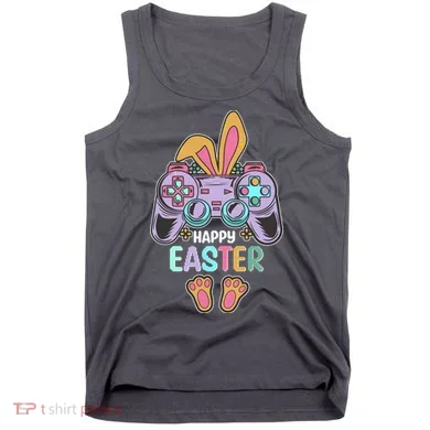 Funny Happy Easter Gamer Bunny Rabbit Controller Tank Top