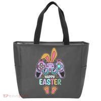 Funny Happy Easter Gamer Bunny Rabbit Controller Bag thumb 0
