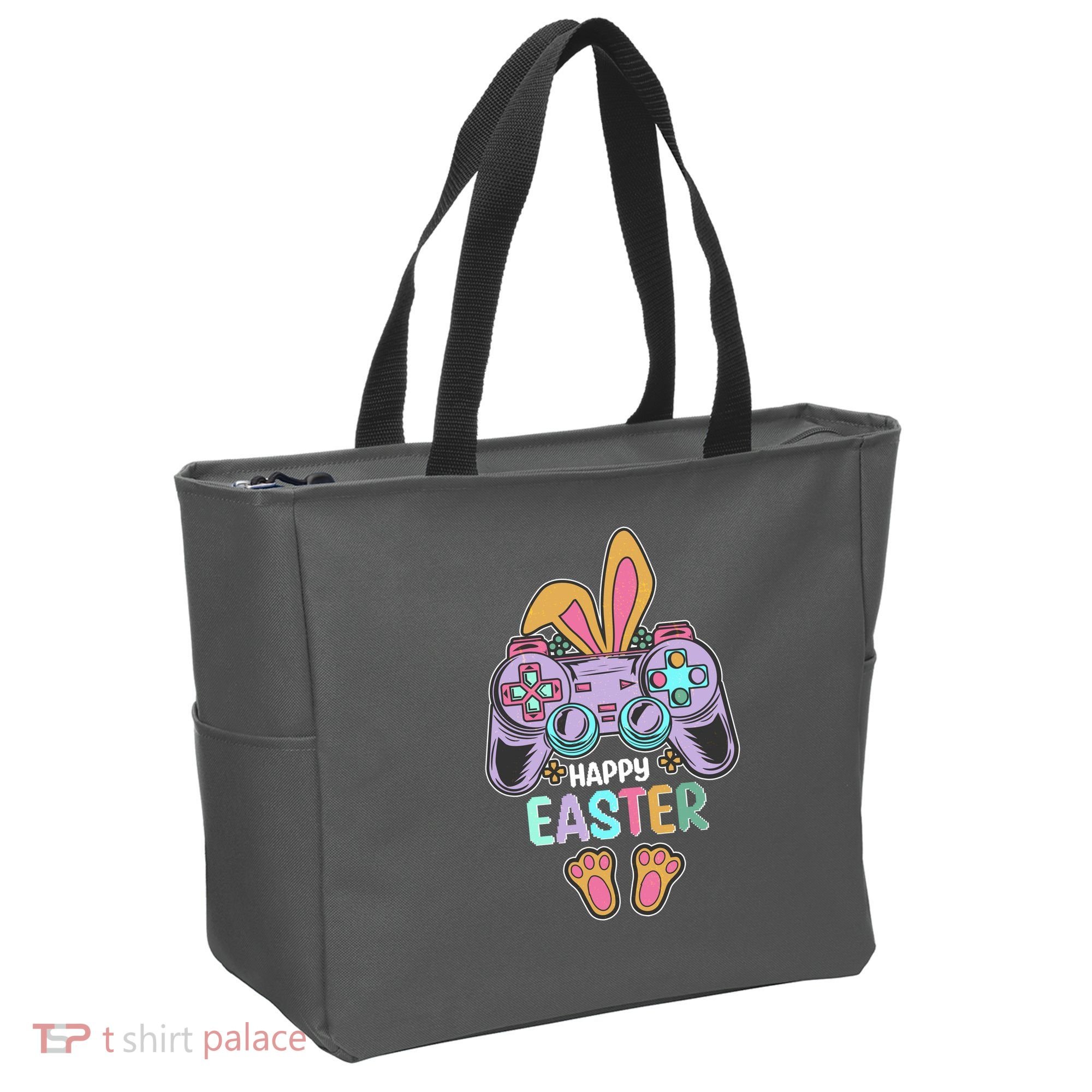 Funny Happy Easter Gamer Bunny Rabbit Controller Bag