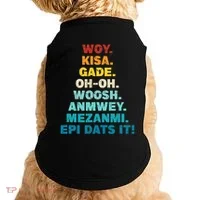 Funny Haiti Doggie Tank thumb 0