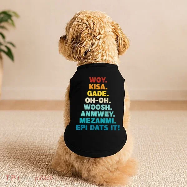 Funny Haiti Doggie Tank