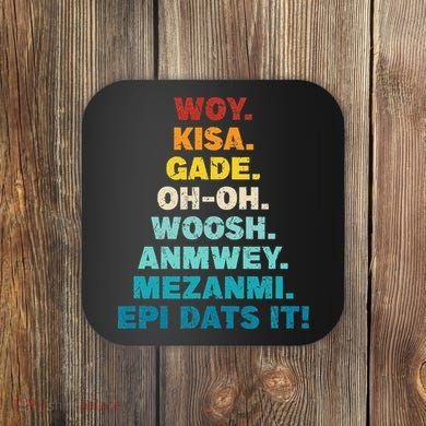 Funny Haiti Coaster