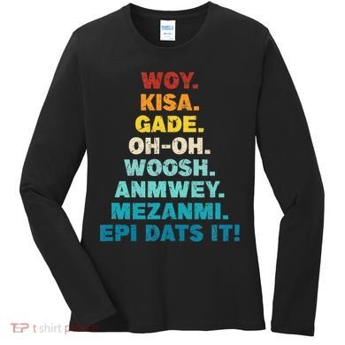 Funny Haiti Women's Long Sleeve Shirt