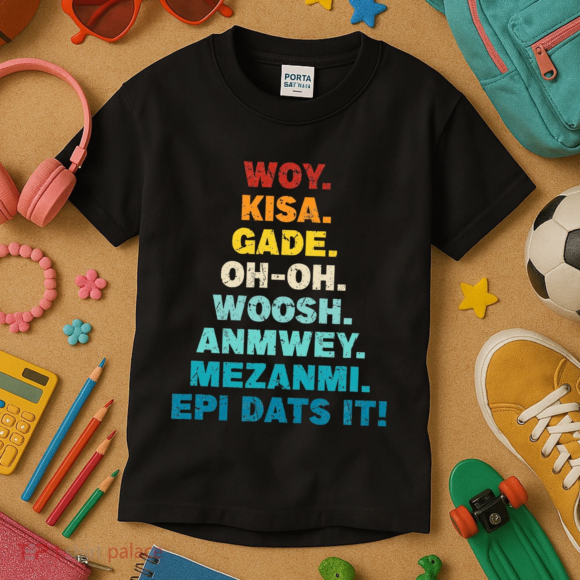 Funny Haiti Kids T-Shirt
