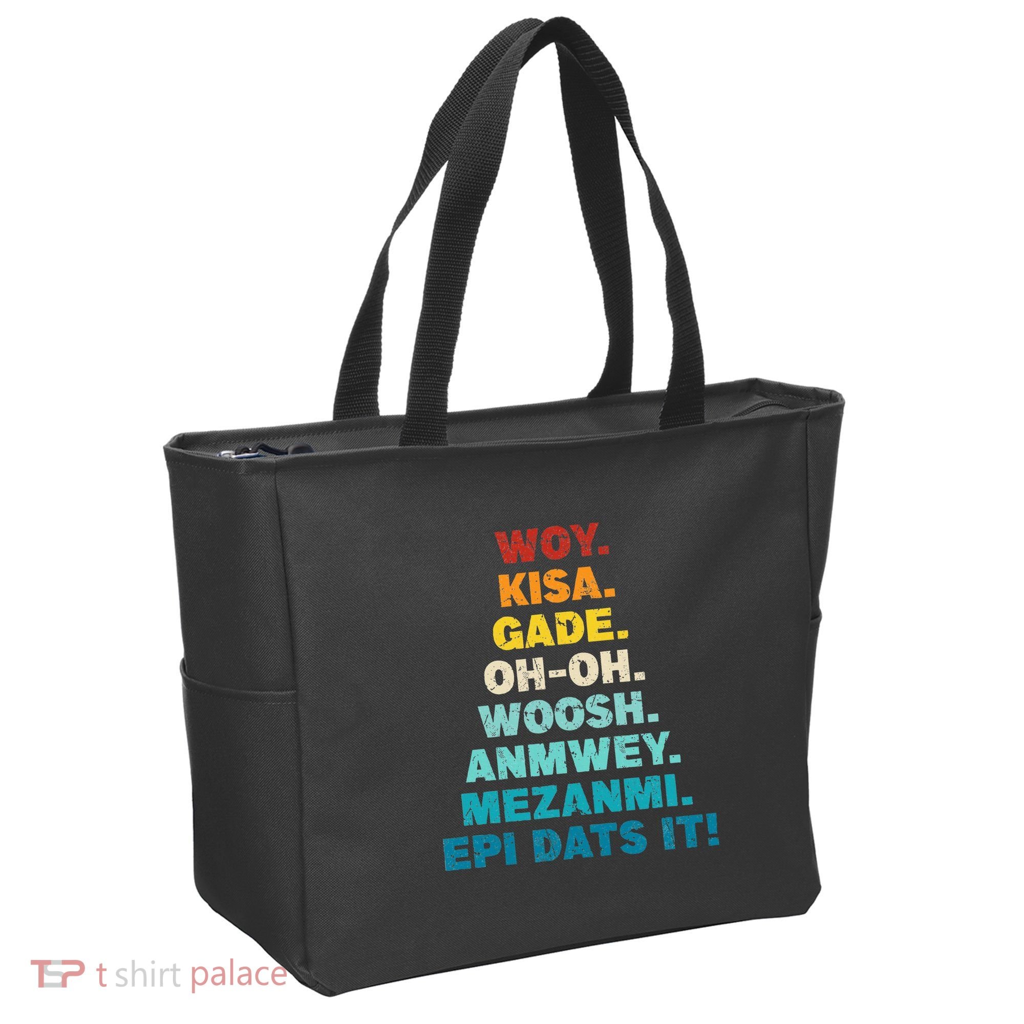 Funny Haiti Tote Bag