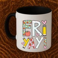 Friyay Happy Friday Funny Weekend Teacher Back To School Gift Coffee Mug thumb 2