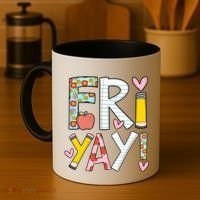 Friyay Happy Friday Funny Weekend Teacher Back To School Gift Coffee Mug thumb 4
