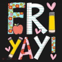 Friyay Happy Friday Funny Weekend Teacher Back To School Gift Ornament thumb 1