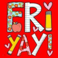 Friyay Happy Friday Funny Weekend Teacher Back To School Gift Santa Hat thumb 1