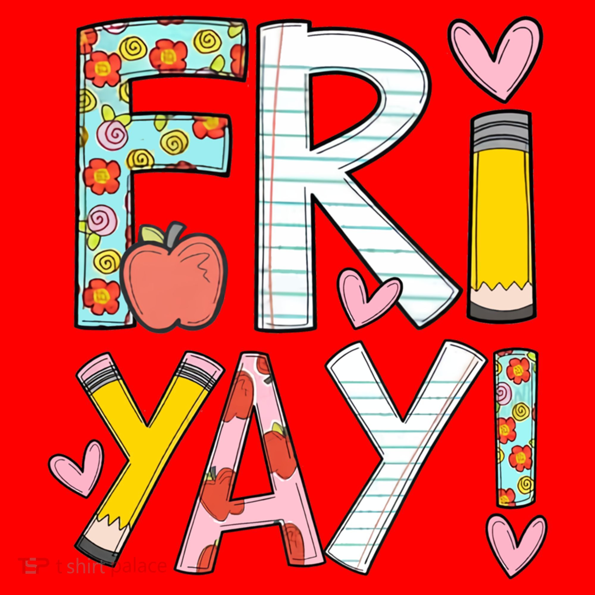 Friyay Happy Friday Funny Weekend Teacher Back To School Gift Santa Hat