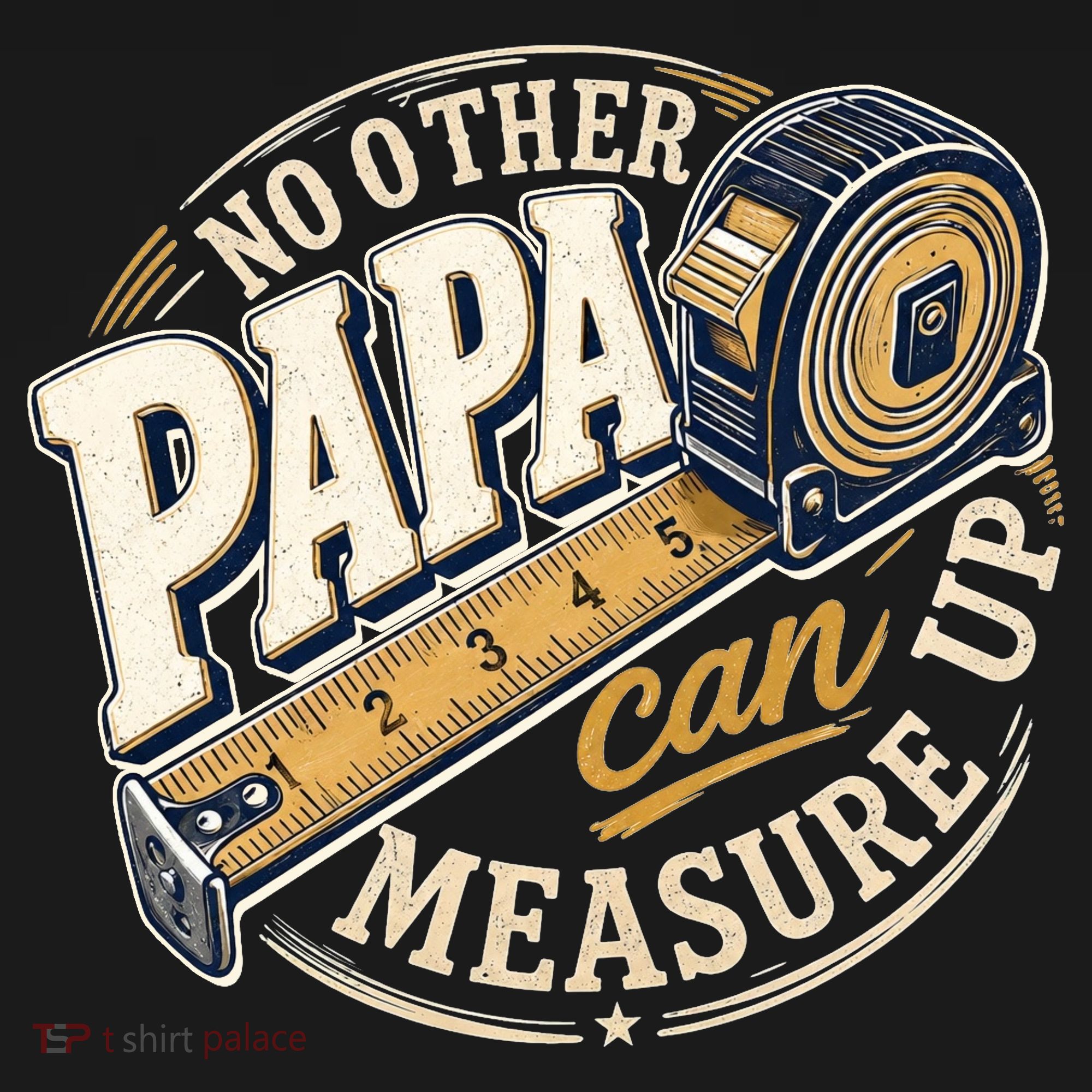 Funny Happy Father's Day No Other Papa Can Measure Up Sweatshirt